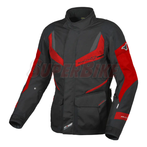 GIACCA DA MOTO RANCHER DONNA NERO ROSSO 130 GIACCA DA MOTO RANCHER DONNA NERO ROSSO 130